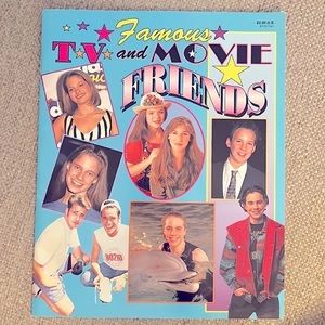 1995 famous tV and movie friends teen magazine. Kids books incorporated. Vintage